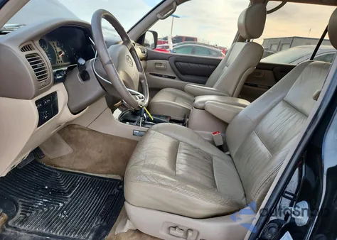 2000 Toyota Land Cruiser z USA, uszkodzony, nr VIN JT3HT05JXY0109318